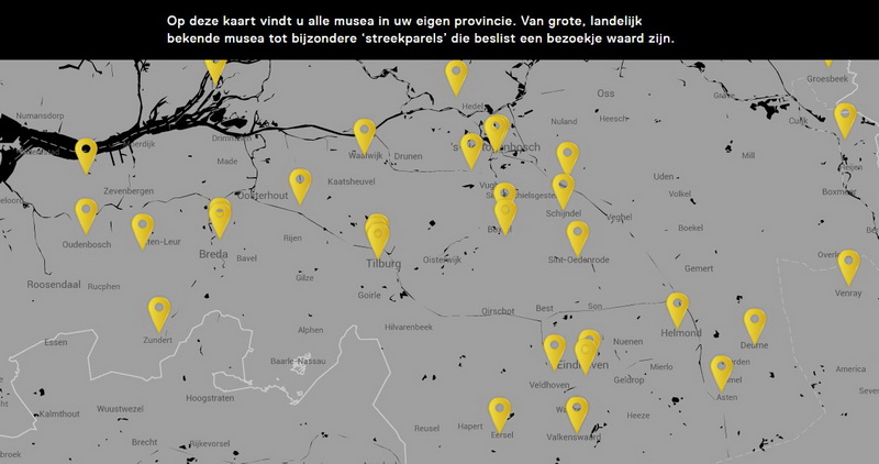 Ons echte goud kaart Brabant