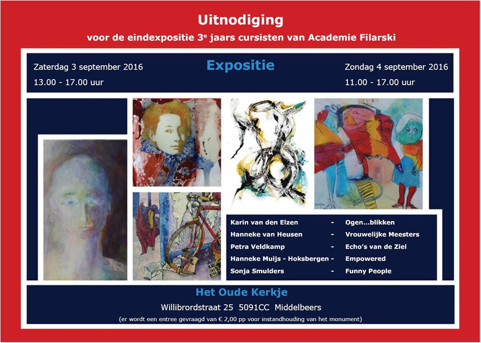 expositie leerlingen Filarski academie