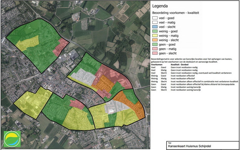 Kansenkaart gemeente Schijndel huismus