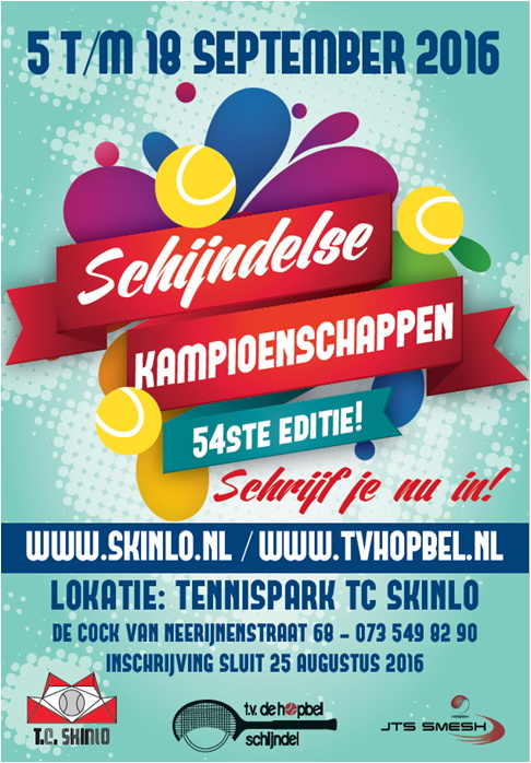 Schijndelse tenniskampioenschappen 2016