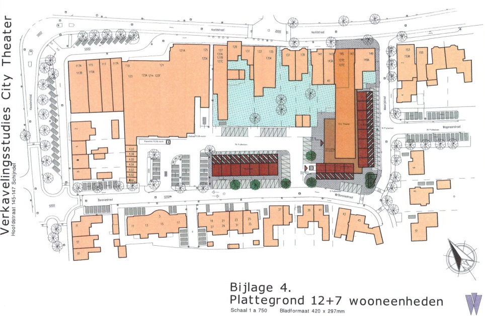 Verkavelingsstudie City Theater bijl.4 wooneenheden