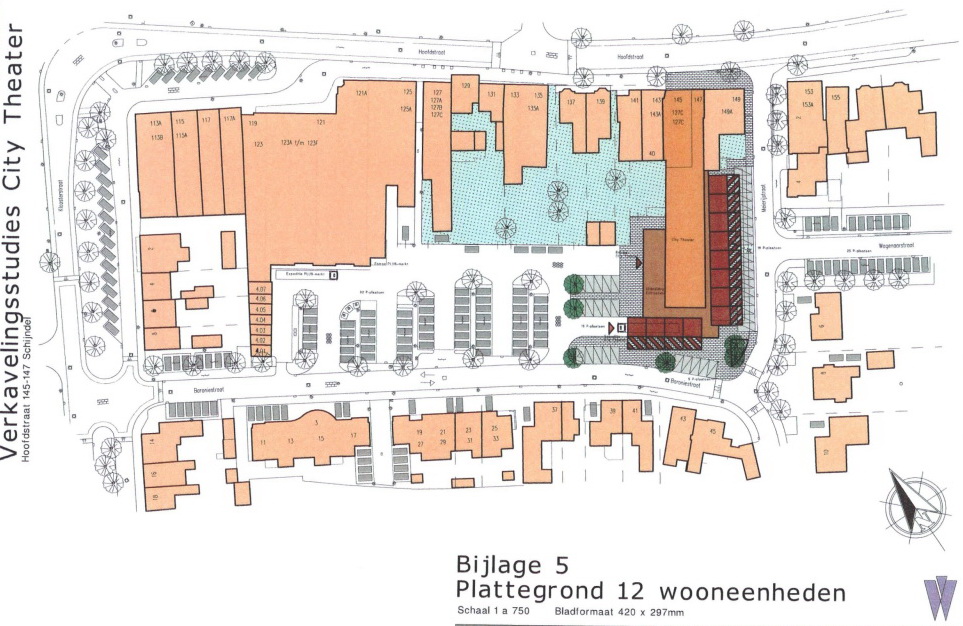 Verkavelingsstudie City Theater bijl.5 wooneenheden