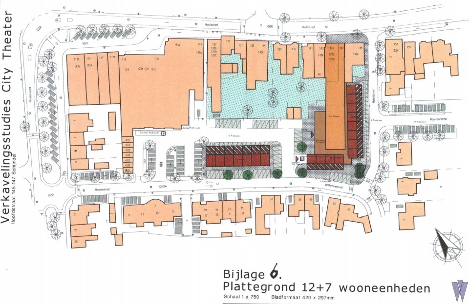 Verkavelingsstudie City Theater bijl.6 wooneenheden