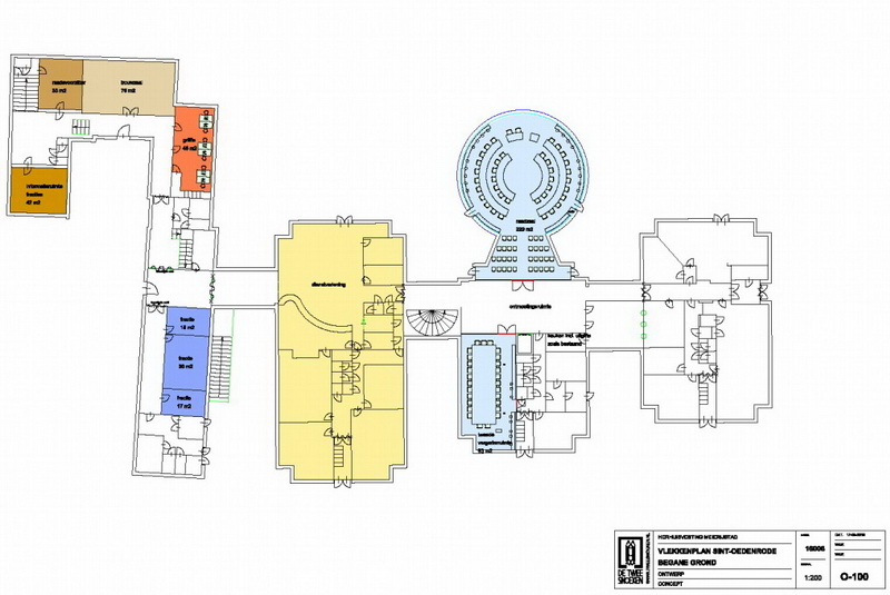 A Vlekkenplan begane grond St. Oedenrode