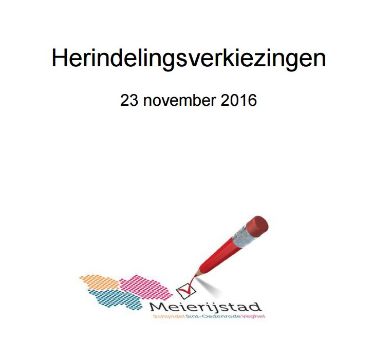 Herindelingsverkiezingen Meierijstad 23 november 2016