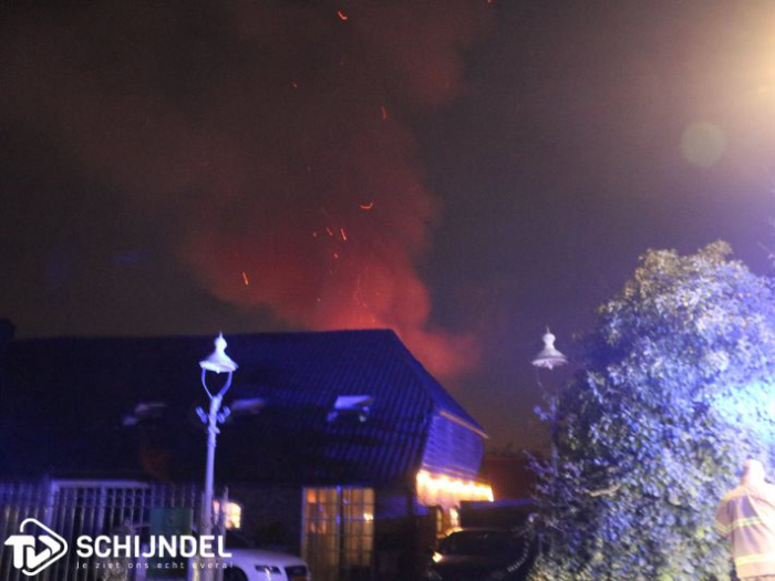 Uitslaande brand Pastoor van Vroonhovenstraat