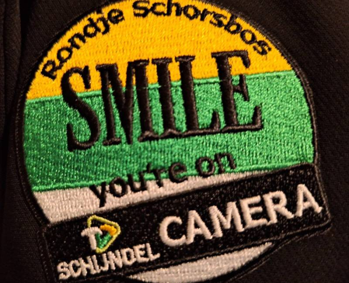 Skôn embleem TVSchijndel 'Rondje Schorsbos' op oew jèskuh?!