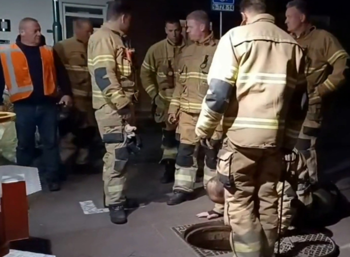 Benzine in riool zorgt voor grote inzet hulpdiensten (video)