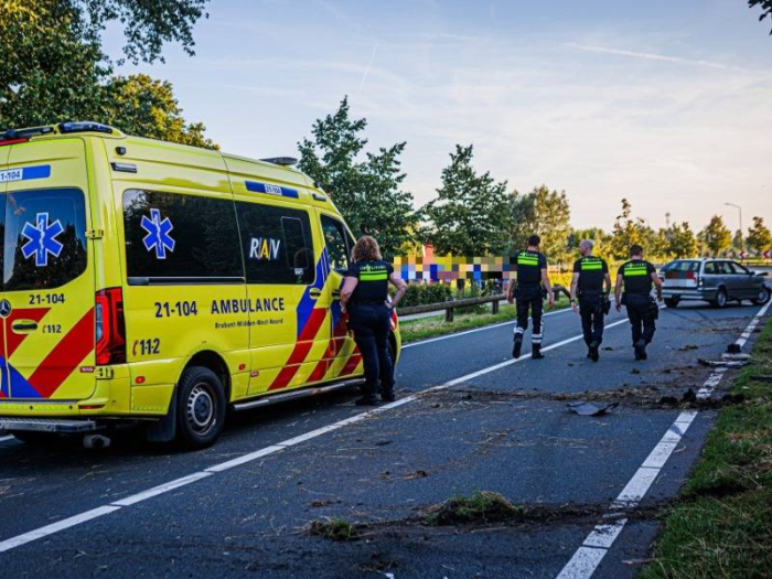 Man probeert te vluchten na ongeval Boxtelseweg