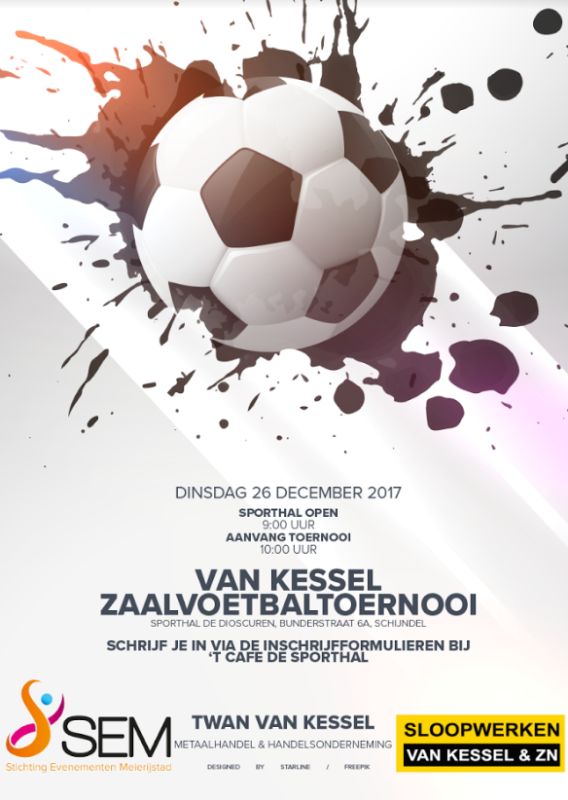 van kessel zaalvoetbaltoernooi