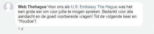 Amerikaansediplomaateldereactie