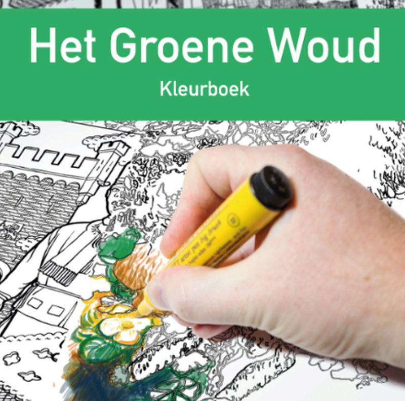 groene woud kleurboek vvv