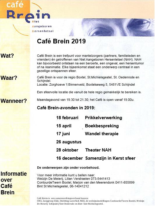 Jaaroverzichtcafebrein